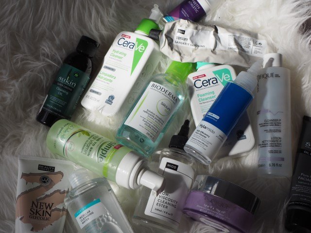 Cleansers pH Masterlist- pile of cleansers