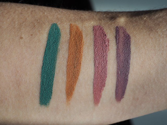 Illamasqua Eye Paints Longwear Liquid Shadow Swatches